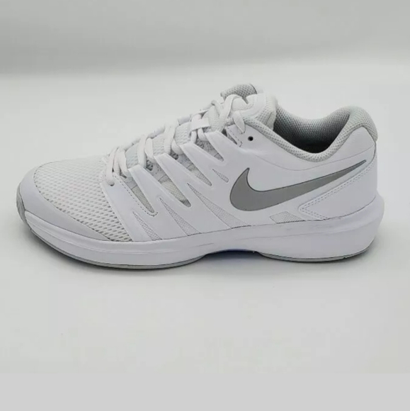 Nike | Shoes | Nike Air Zoom Prestige Hc White Silver | Poshmark